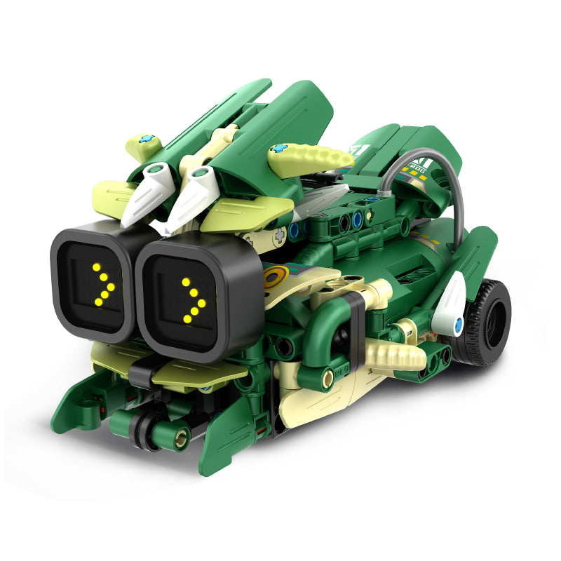 kit de construcție crocomobil cu afișaj electronic programabil, 3-în-1 rc și aplicație | im-master (8061)
