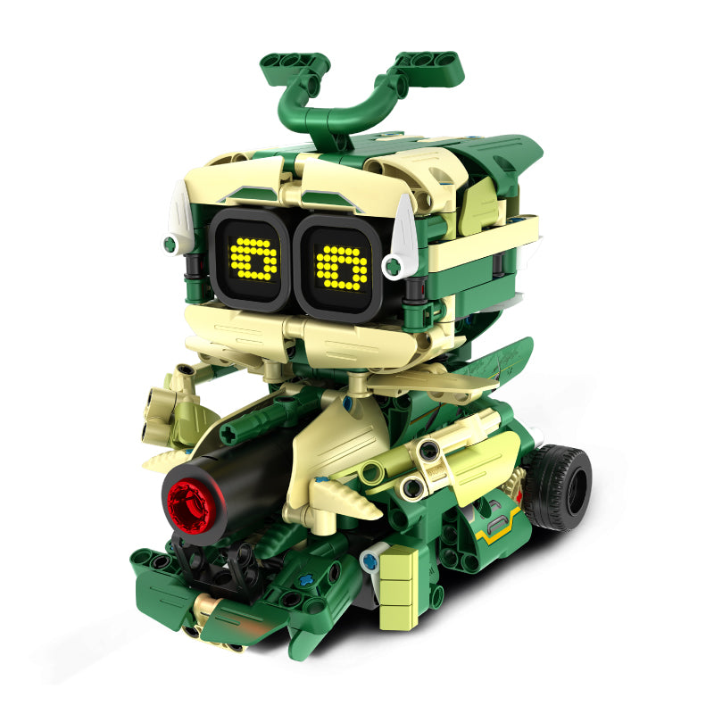 kit de construcție crocomobil cu afișaj electronic programabil, 3-în-1 rc și aplicație | im-master (8061)
