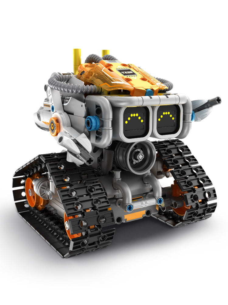 kit de construcție brainybot cu afișaj electronic 3-în-1 rc & app | im.master (8056)