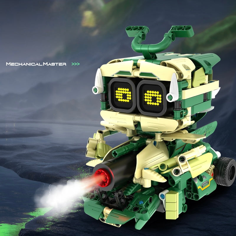 kit de construcție crocomobil cu afișaj electronic programabil, 3-în-1 rc și aplicație | im-master (8061)