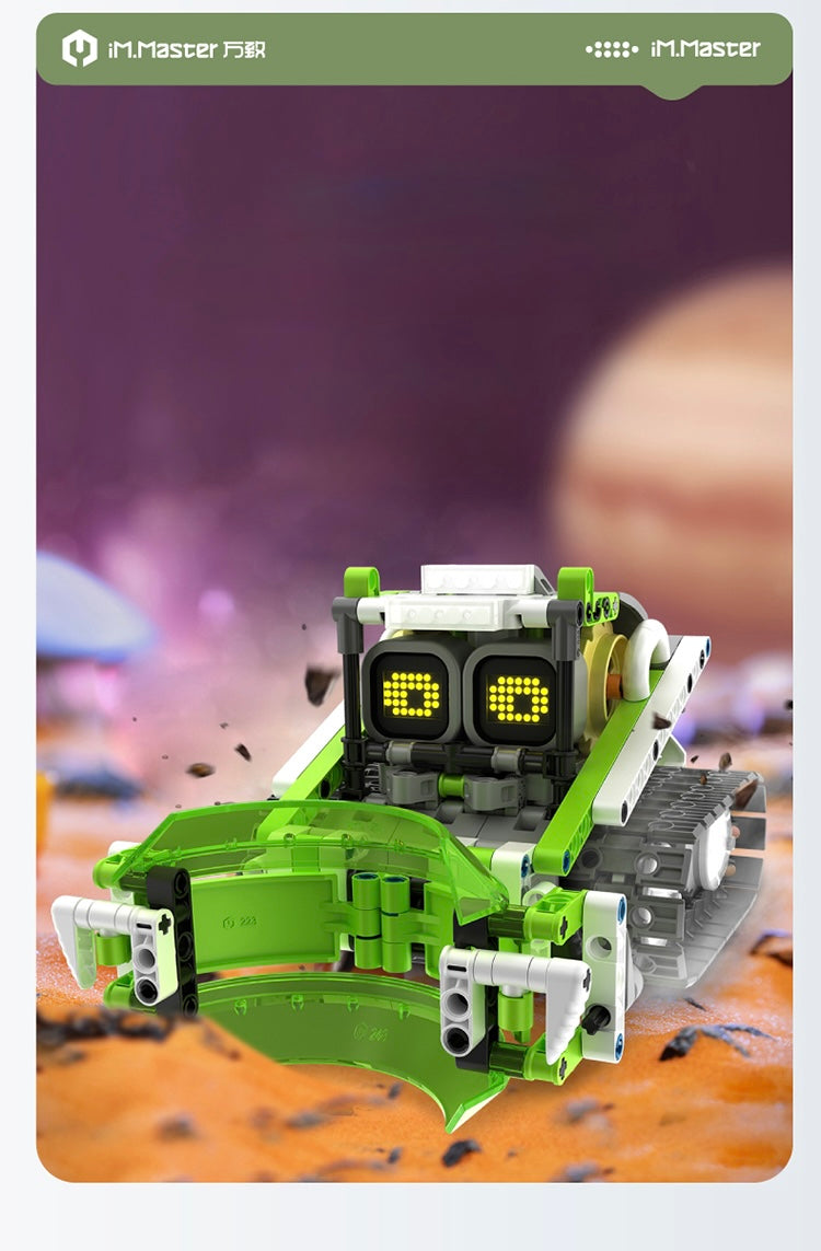 turbobot – kit de construcție 3-in-1 cu control rc și aplicație | 573 piese | acumulator reîncărcabil (8057)