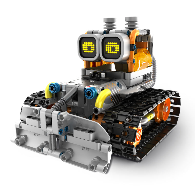 kit de construcție brainybot cu afișaj electronic 3-în-1 rc & app | im.master (8056)