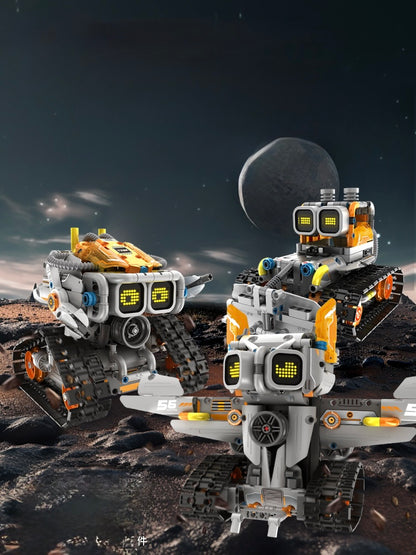 Kit de construcție BrainyBot cu afișaj electronic 3-în-1 RC & App | iM.Master (8056)
