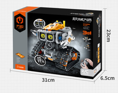 Kit de construcție BrainyBot cu afișaj electronic 3-în-1 RC & App | iM.Master (8056)