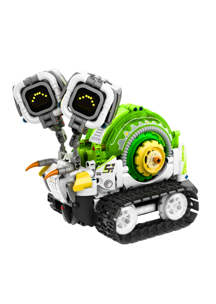 turbobot – kit de construcție 3-in-1 cu control rc și aplicație | 573 piese | acumulator reîncărcabil (8057)